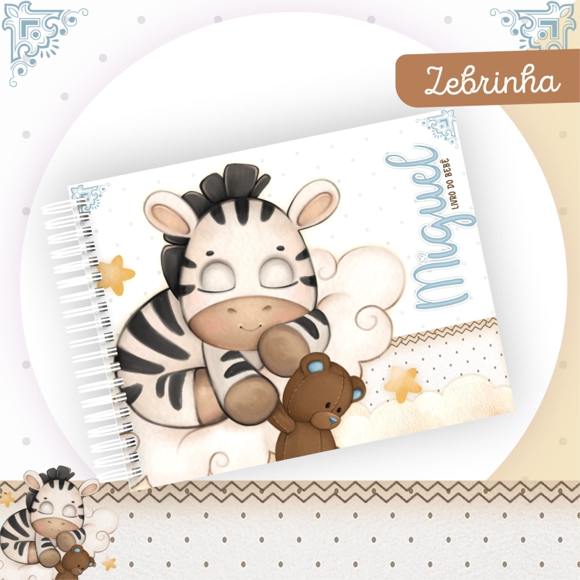 Livro do bebê Zebrinha