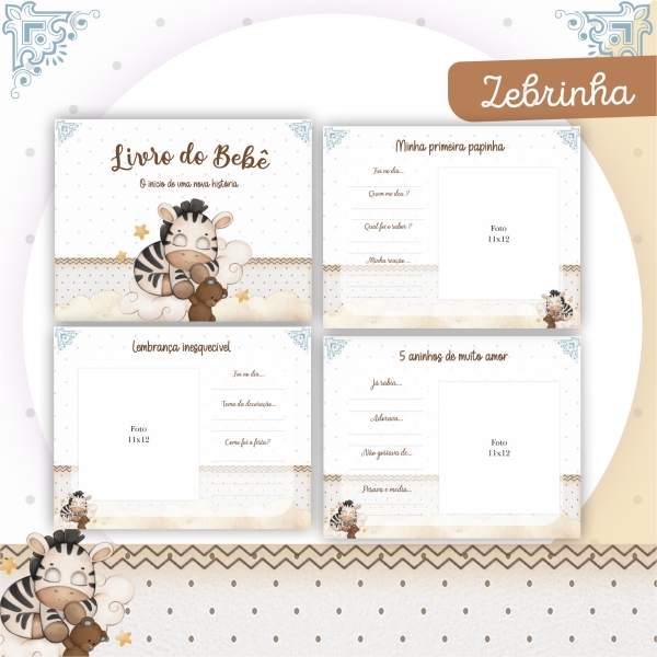 Livro do bebê Zebrinha - Image 2